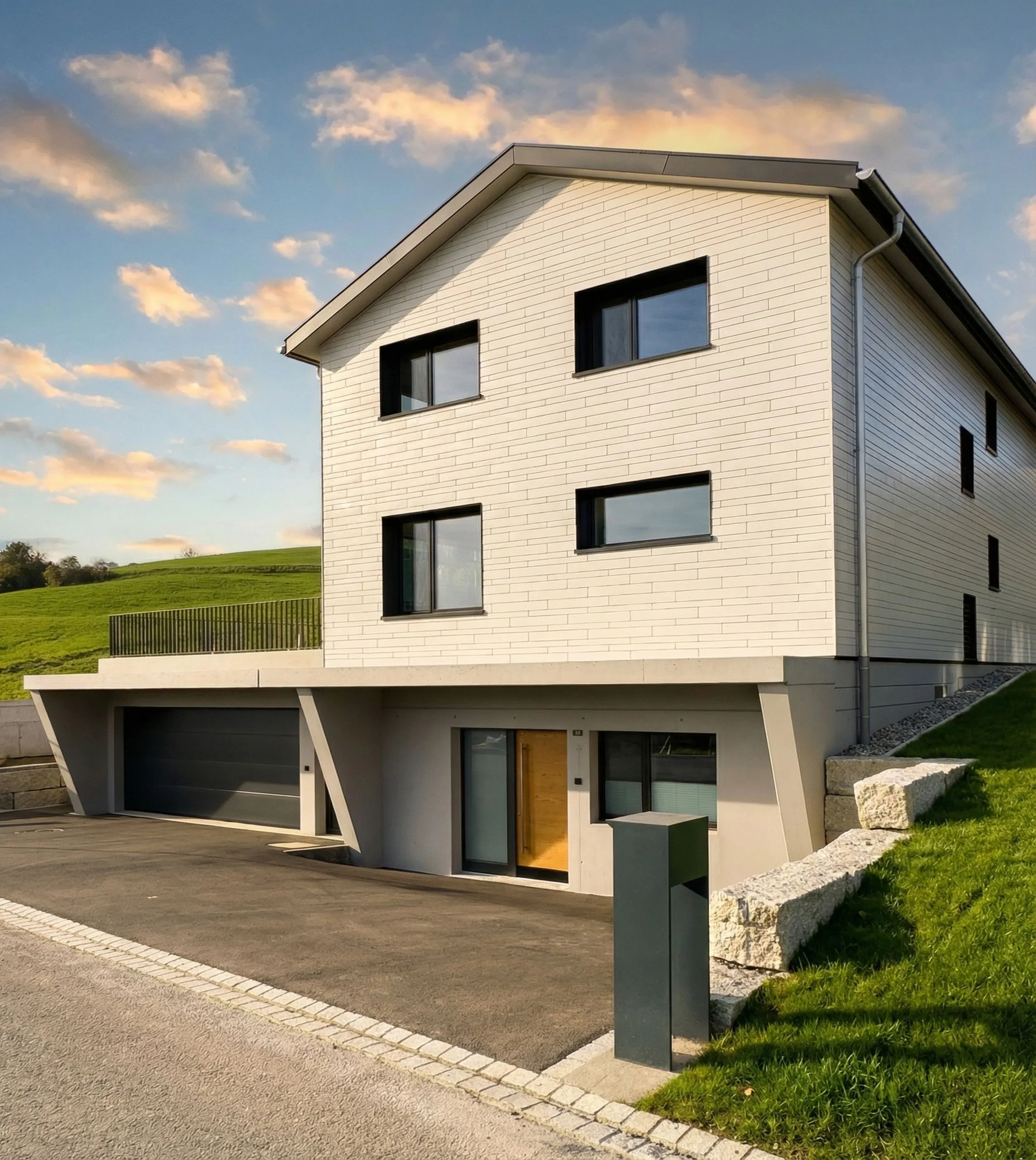 EFH Schläpfer Buschror Altstaetten – Eingangsbereich